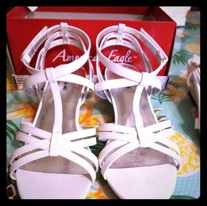 Girls white dress shoes